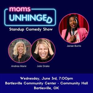 Photo of Moms Unhinged Standup Comedy Show.