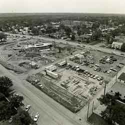 The Bartlesville Community Center under construction from 1979 to 1982