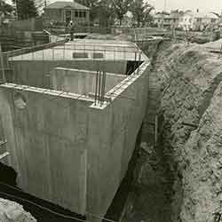 The Bartlesville Community Center under construction from 1979 to 1982