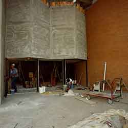 The Bartlesville Community Center under construction from 1979 to 1982